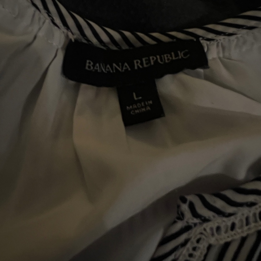 Banana Republic Stripe mini flare